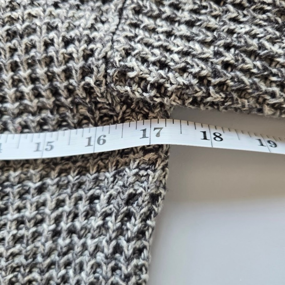 Ruby Moon Gray Marl Tunic Sweater Zip Detail Sharkbite Edge Women S Casual Boho - Picture 10 of 16